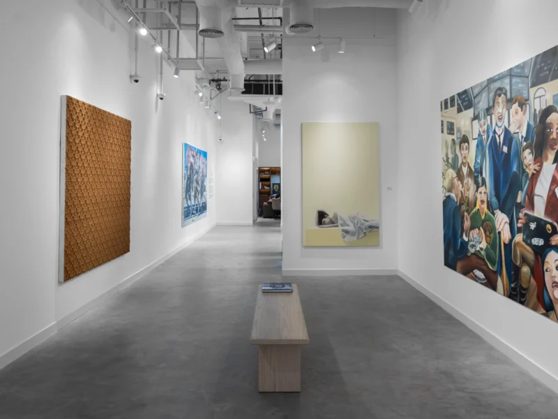 Installation shot from All at Once, @ JD Malat Gallery