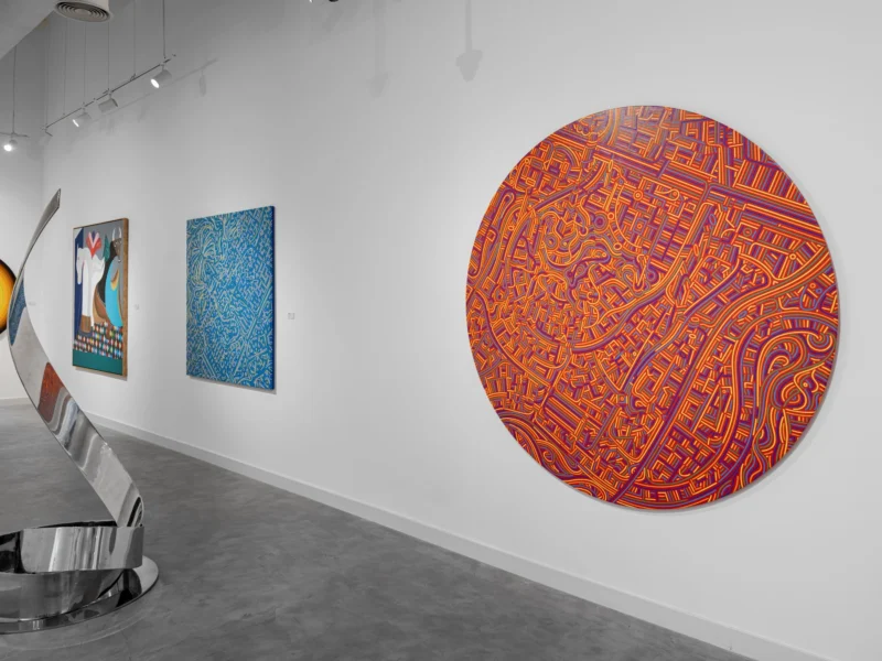 Installation shot from All at Once, @ JD Malat Gallery
