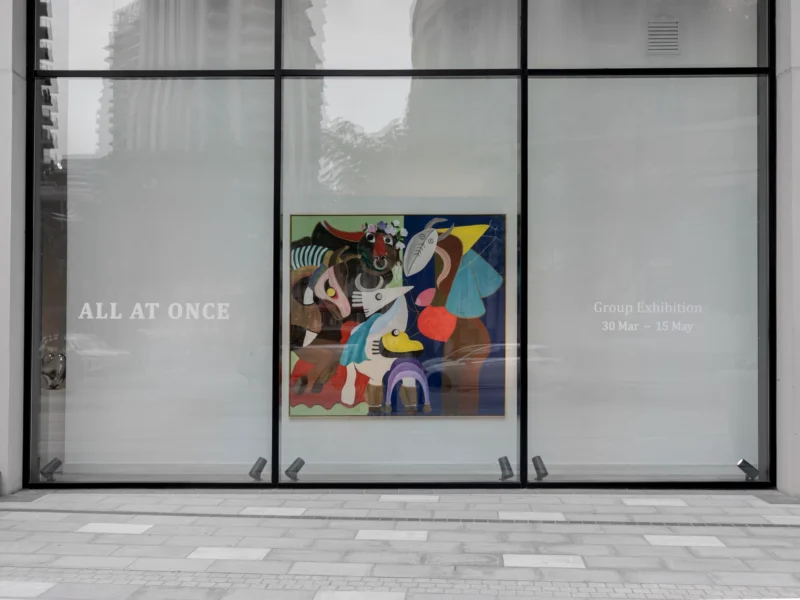 Installation shot from All at Once, @ JD Malat Gallery