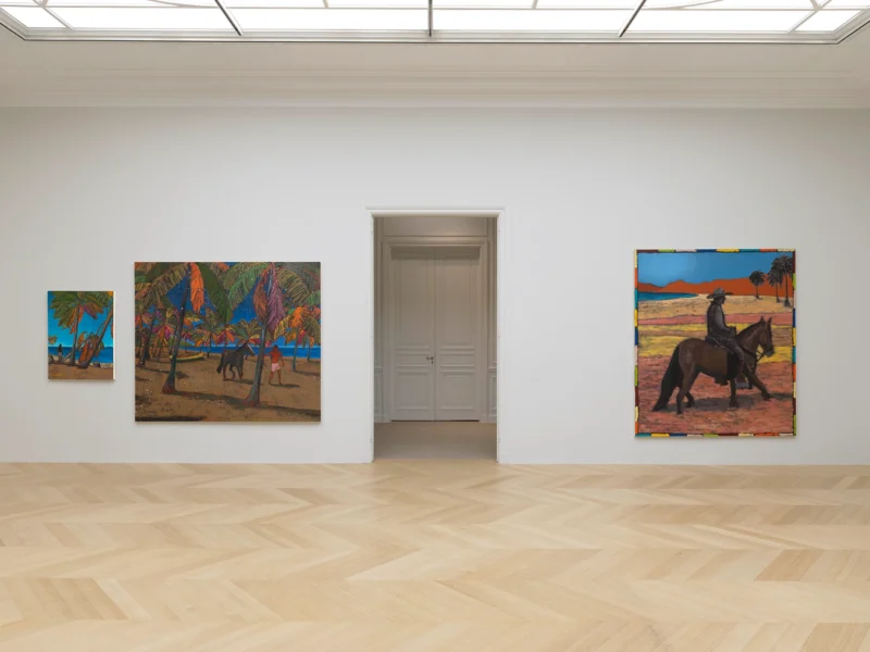 Installation shot from Armig Santos: Baladas, @ Lévy Gorvy Dayan