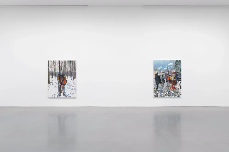 Installation shot from Liu Xiaodong: Host, @ Lisson Gallery