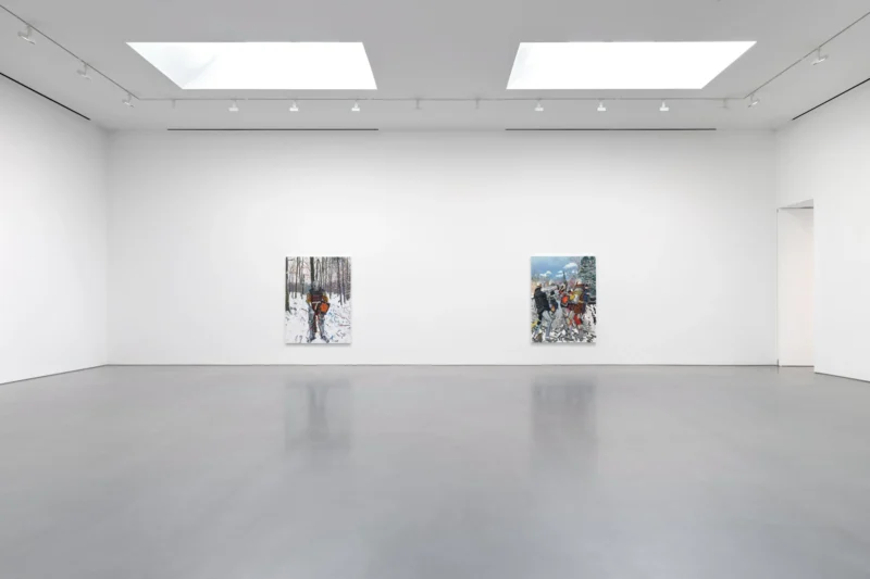 Installation shot from Liu Xiaodong: Host, @ Lisson Gallery