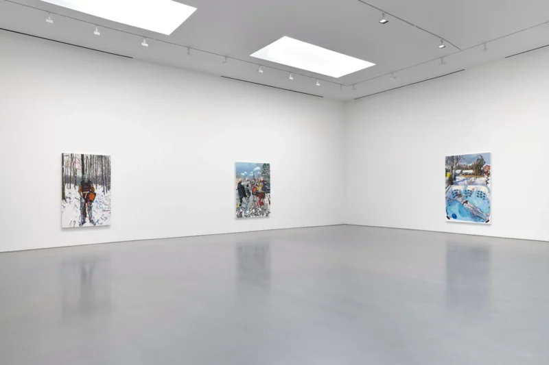 Installation shot from Liu Xiaodong: Host, @ Lisson Gallery