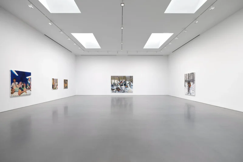 Installation shot from Liu Xiaodong: Host, @ Lisson Gallery