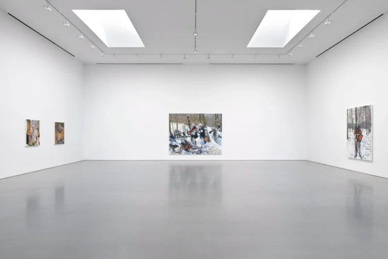 Installation shot from Liu Xiaodong: Host, @ Lisson Gallery