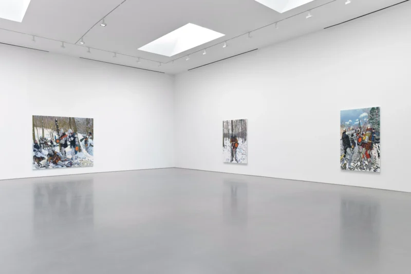 Installation shot from Liu Xiaodong: Host, @ Lisson Gallery
