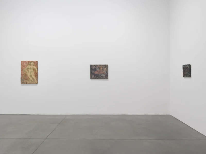 Installation shot from Leon Kossoff, @ Luhring Augustine