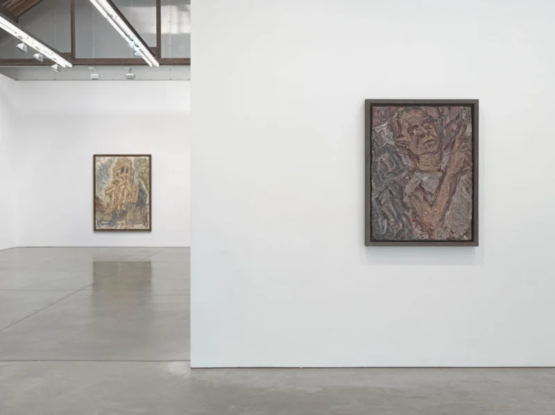 Installation shot from Leon Kossoff, @ Luhring Augustine