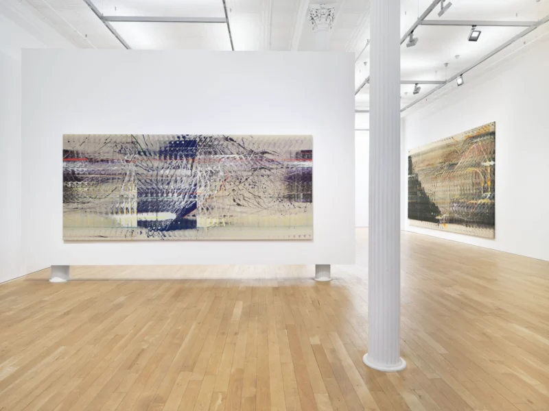 Installation shot from Emily Kraus: In Relation, @ Luhring Augustine