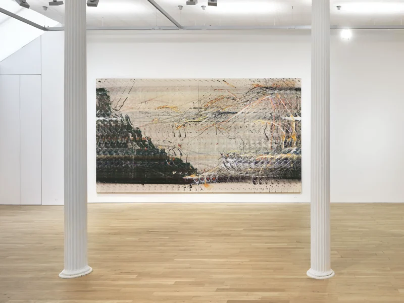 Installation shot from Emily Kraus: In Relation, @ Luhring Augustine