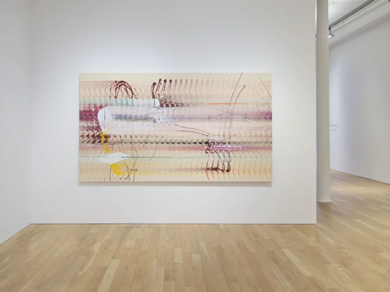 Installation shot from Emily Kraus: In Relation, @ Luhring Augustine