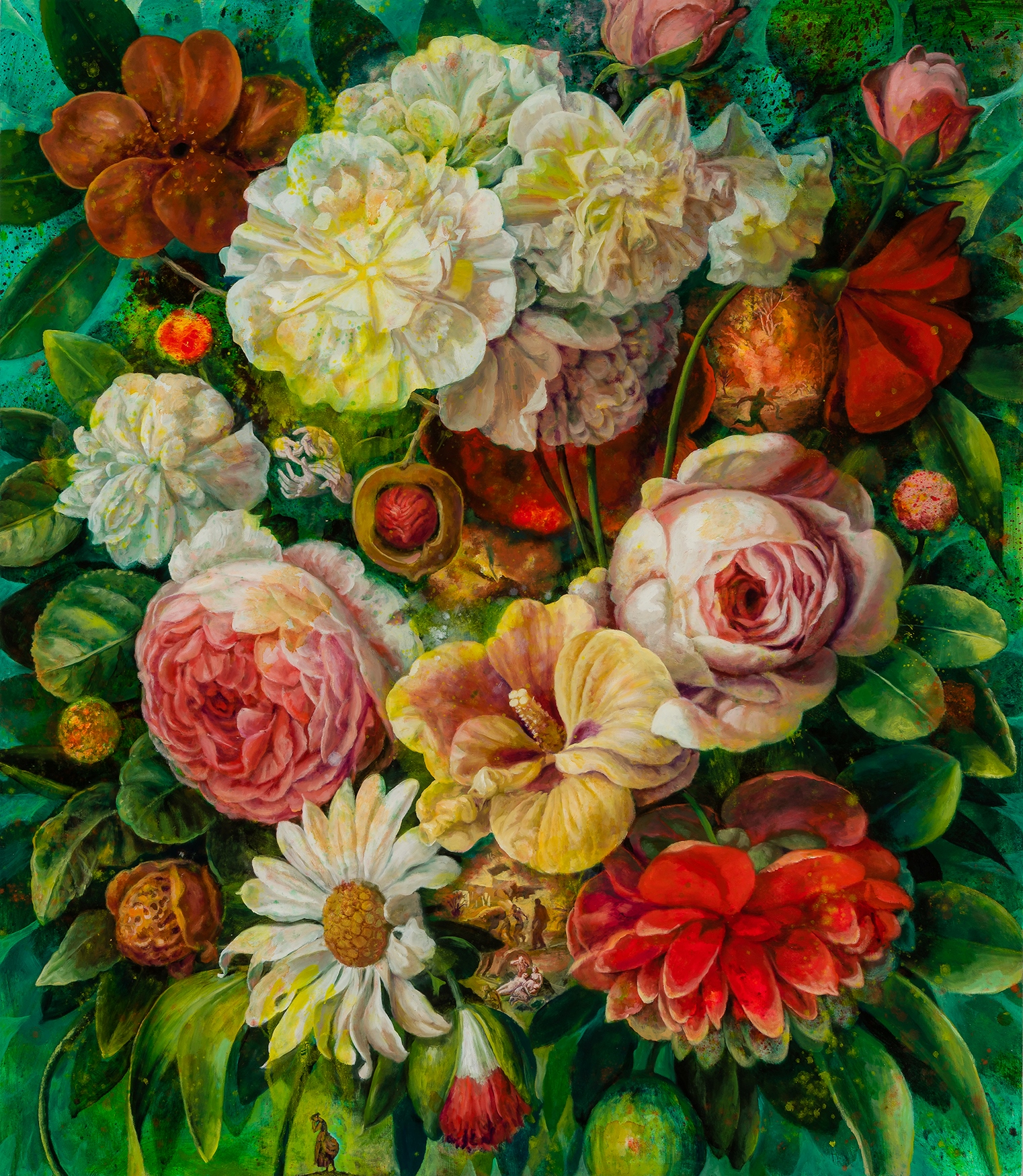 Julie Heffernan, Nature Morte (Questioning the Arguments), 2025