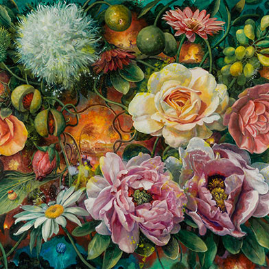 Image from Julie Heffernan: Nutmeg&rsquo;s Curse, at Hirschl & Adler