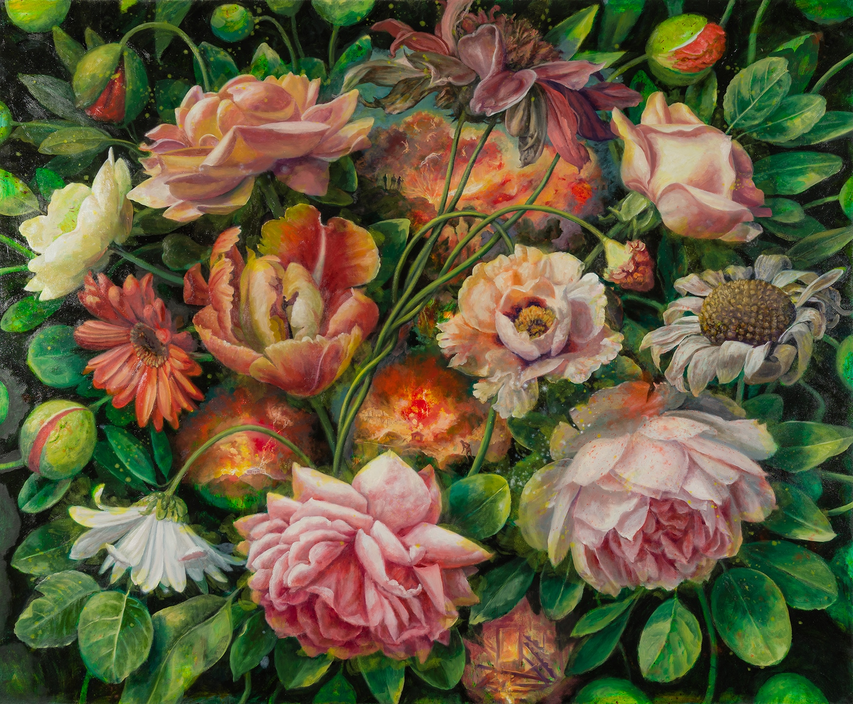 Julie Heffernan, Nature Morte (Eruptions), 2026