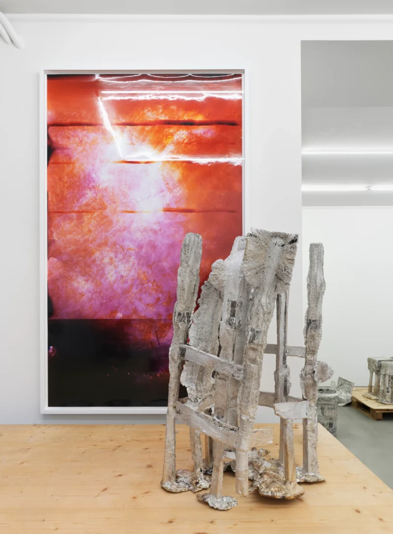 Installation shot from Raphael Hefti, @ Mai 36 Galerie