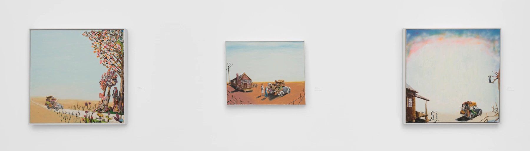 Image for our show of the day, Benny Andrews: Migrants, at Michael Rosenfeld Gallery