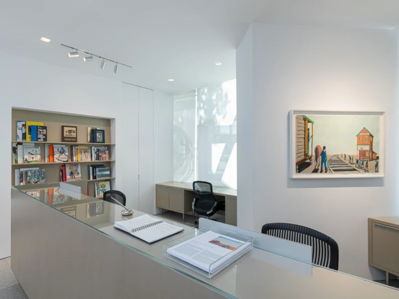 Installation shot from Benny Andrews: Migrants, @ Michael Rosenfeld Gallery