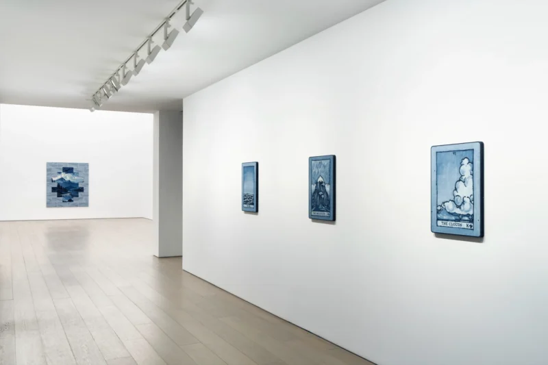 Installation shot from Nick Doyle: Collective Hallucinations, @ Perrotin