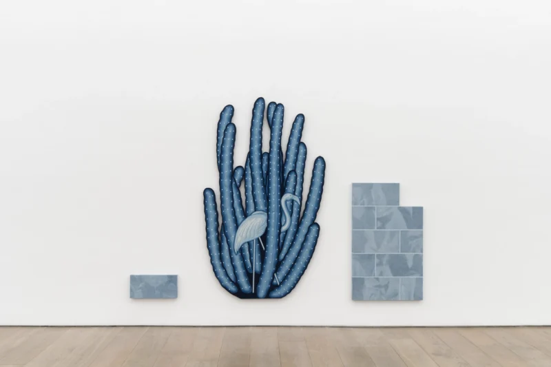 Installation shot from Nick Doyle: Collective Hallucinations, @ Perrotin