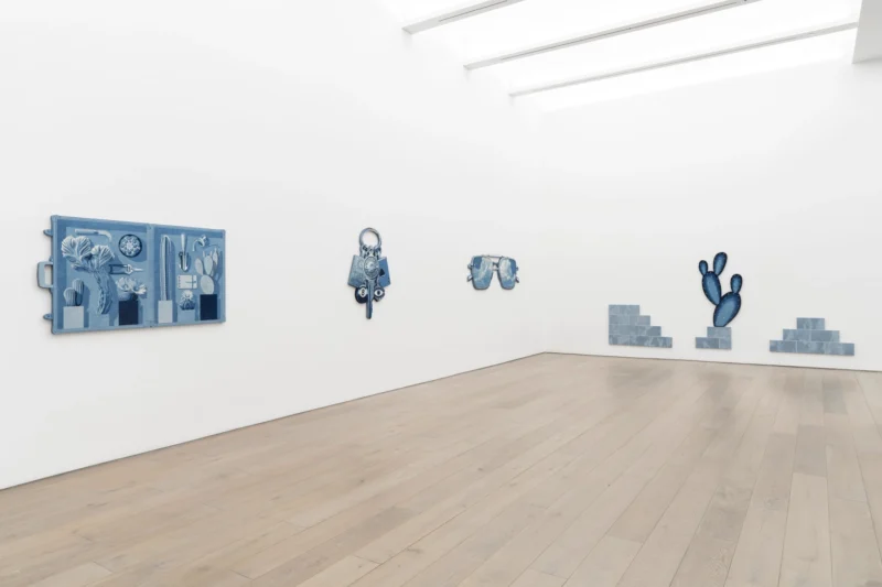 Installation shot from Nick Doyle: Collective Hallucinations, @ Perrotin