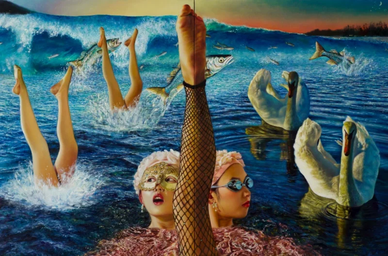 Ellie Kayu Ng, Pink Swan, 2026