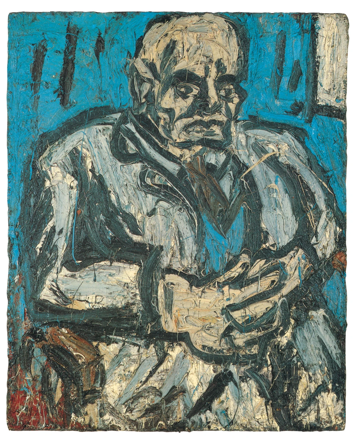 Leon Kossoff, Portrait of Father No. 3, 1972