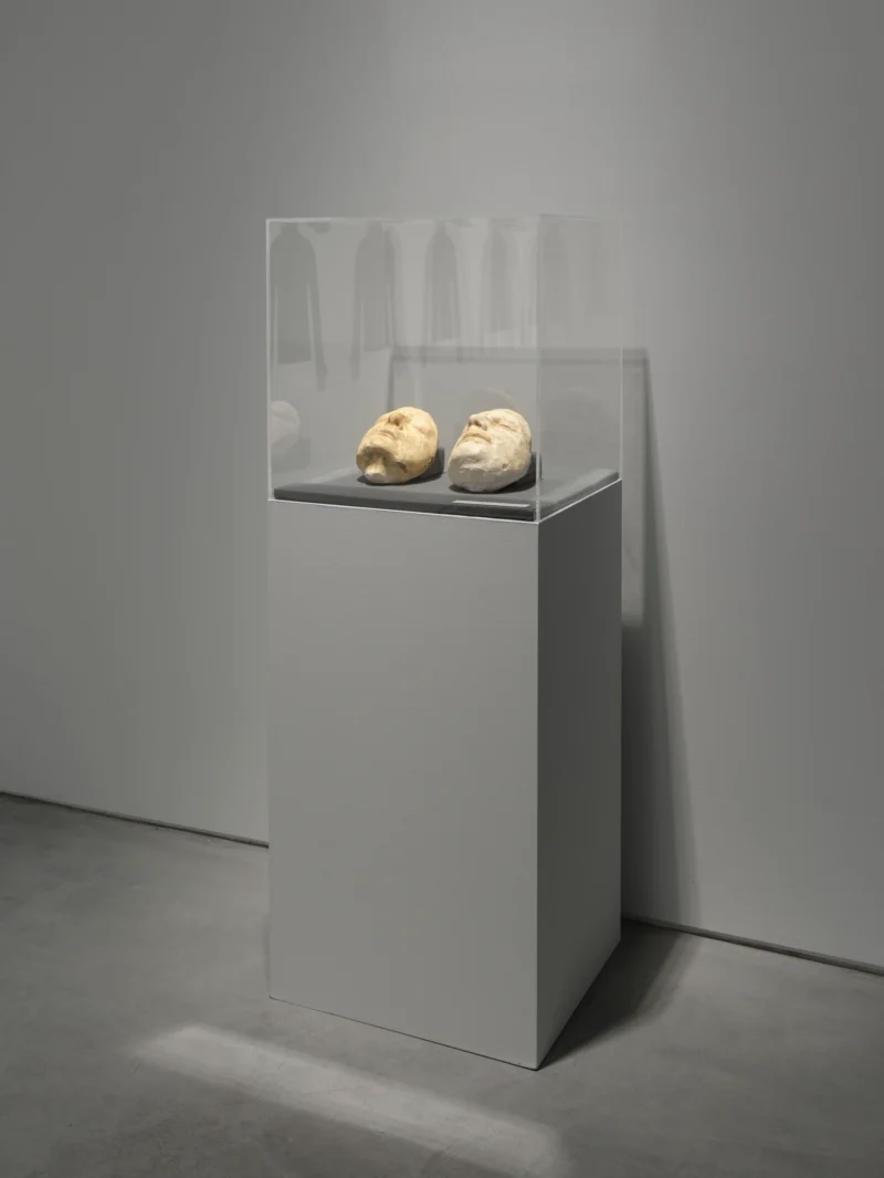 Installation shot from Instant Theatre: Rachel Rosenthal and King Moody, @ Roberts Projects