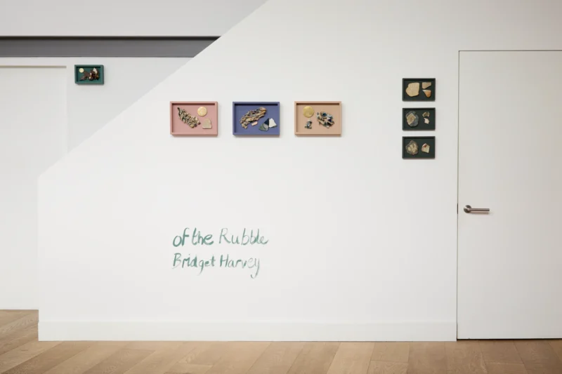 Installation shot from Bridget Harvey: Of the Rubble (rudera), @ Ruup & Form