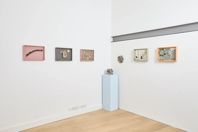 Installation shot from Bridget Harvey: Of the Rubble (rudera), @ Ruup & Form