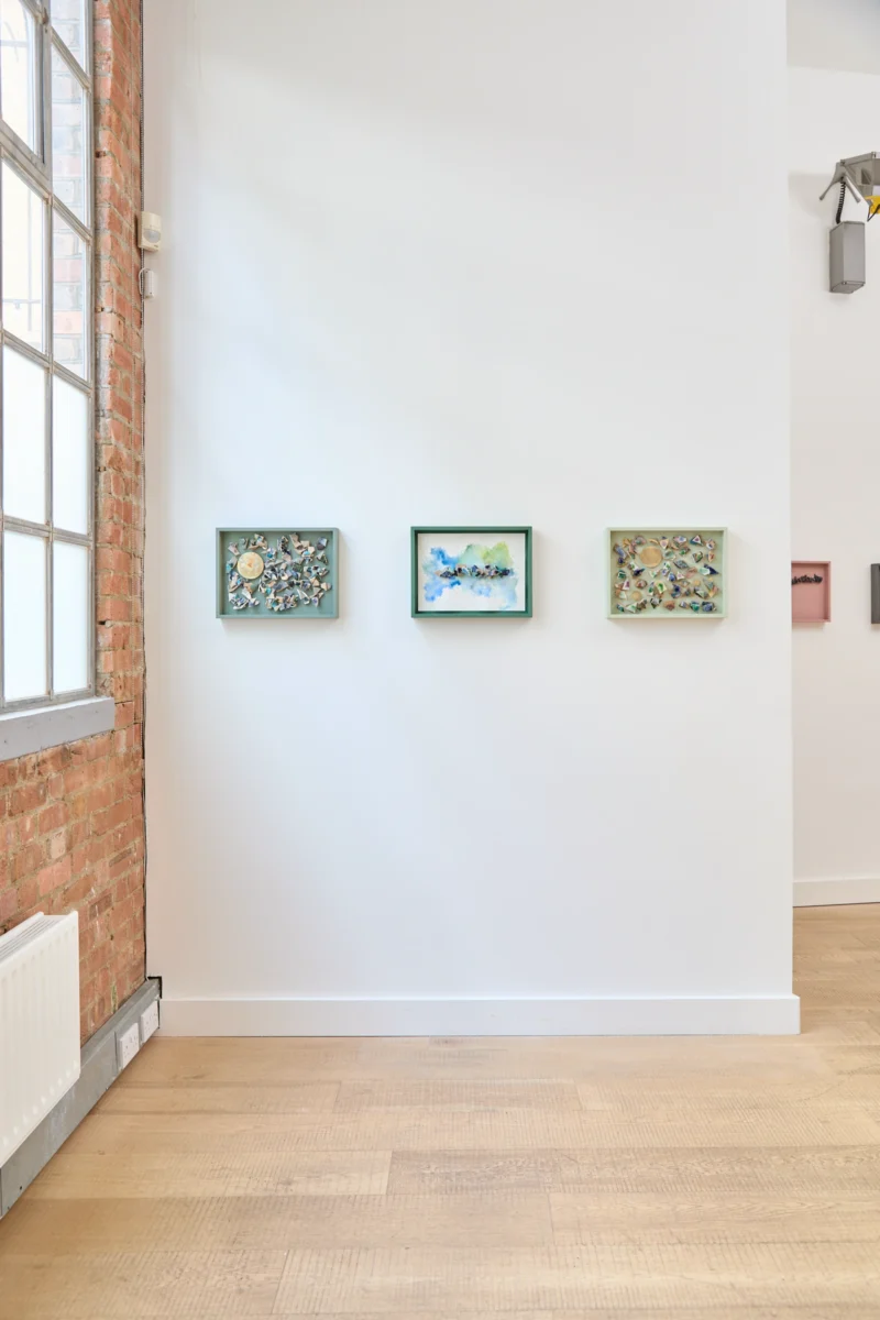 Installation shot from Bridget Harvey: Of the Rubble (rudera), @ Ruup & Form