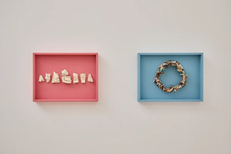 Installation shot from Bridget Harvey: Of the Rubble (rudera), @ Ruup & Form