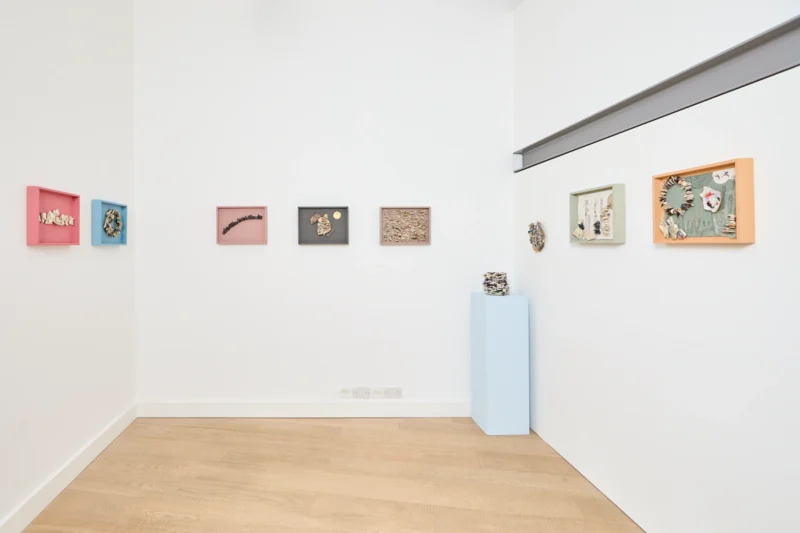 Installation shot from Bridget Harvey: Of the Rubble (rudera), @ Ruup & Form