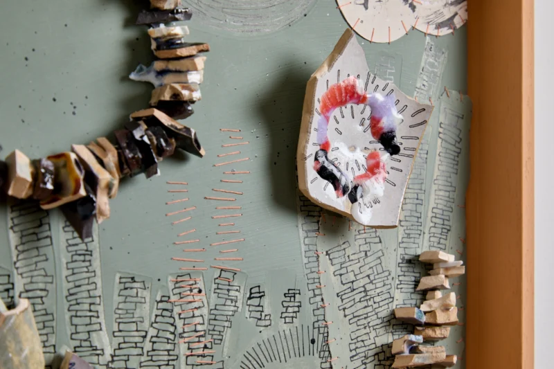 Installation shot from Bridget Harvey: Of the Rubble (rudera), @ Ruup & Form