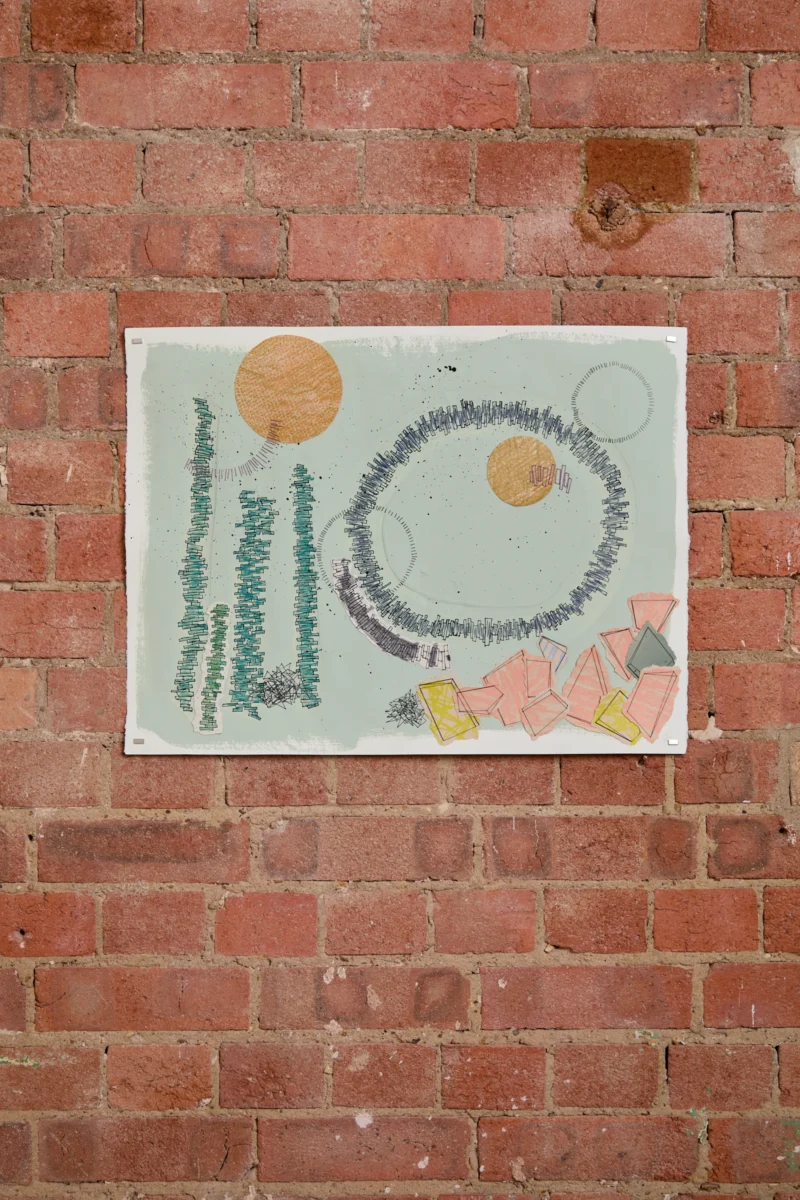 Installation shot from Bridget Harvey: Of the Rubble (rudera), @ Ruup & Form