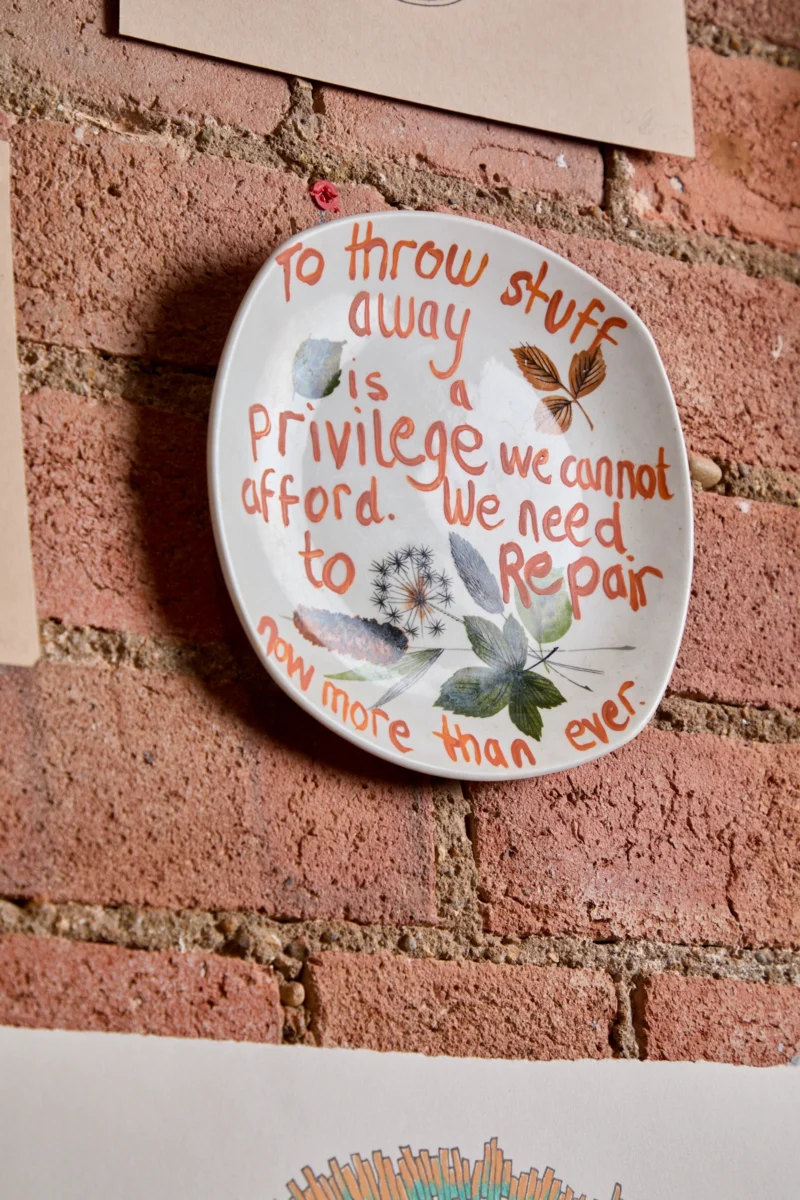 Installation shot from Bridget Harvey: Of the Rubble (rudera), @ Ruup & Form