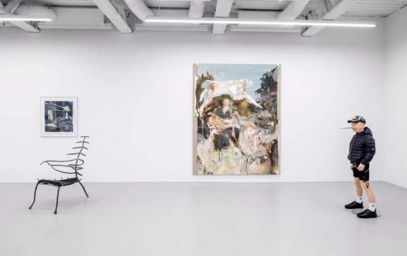 Installation shot from Studio Iron, @ Saatchi Yates