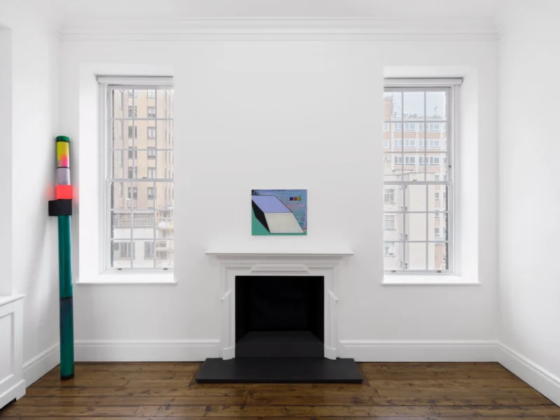 Installation shot from Thomas Scheibitz: Bright Shadows, @ Sprüth Magers