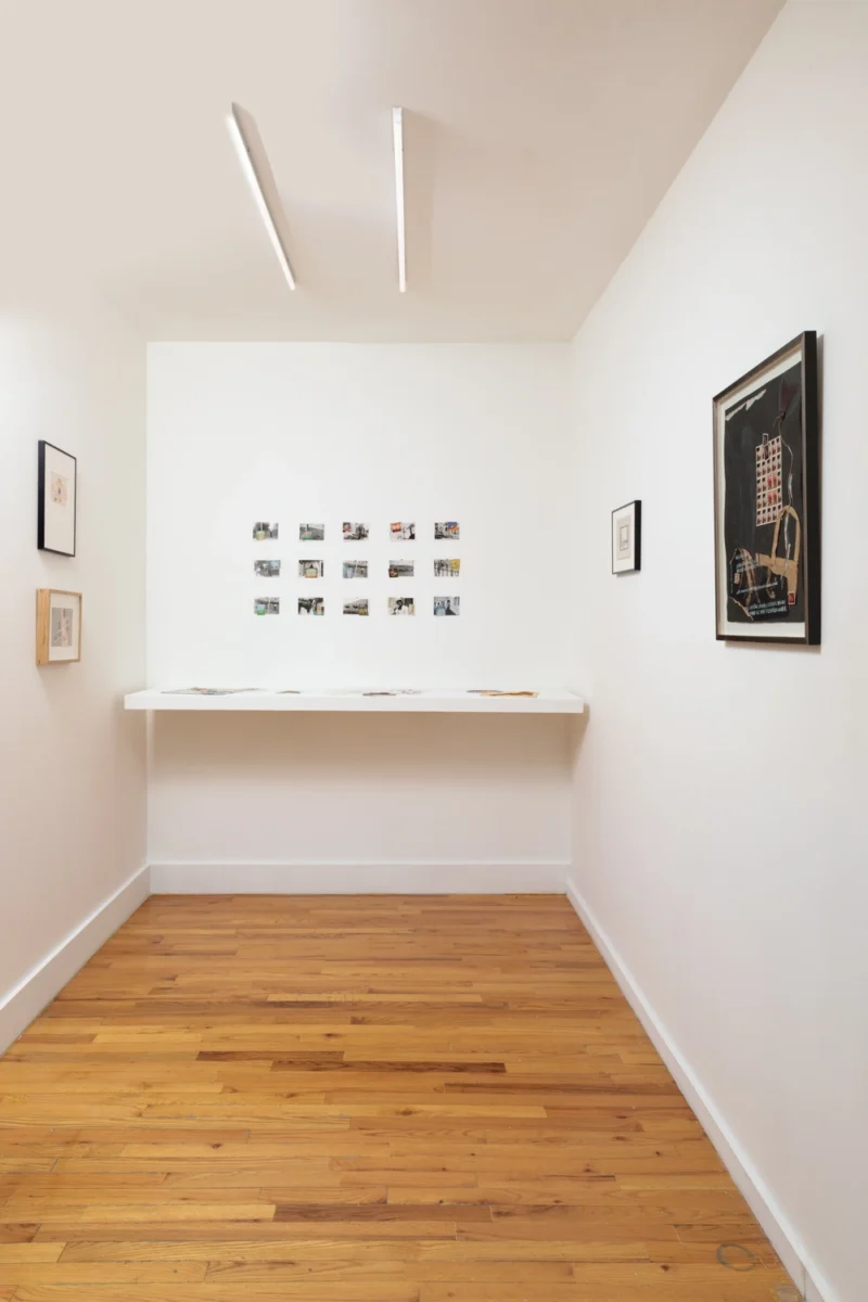 Installation shot from Sas Colby & Keith Smith: Stitching Desire, @ Stellarhighway