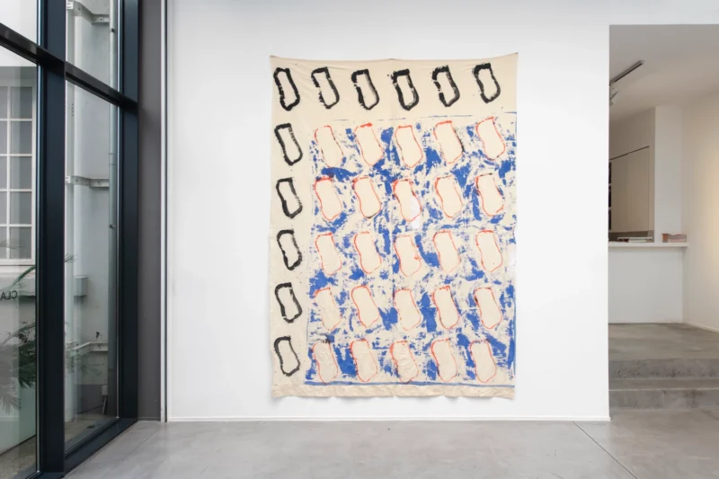 Installation shot from Claude Viallat, @ Templon