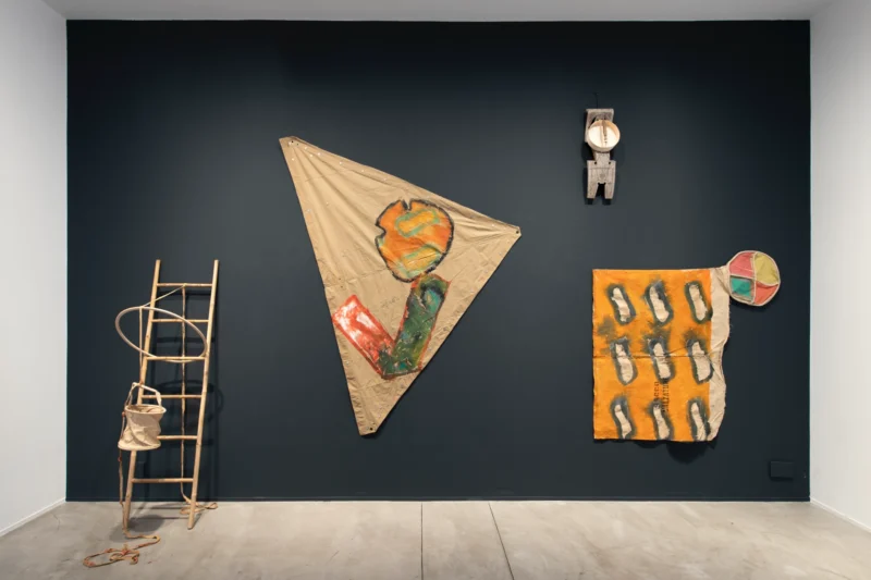 Installation shot from Claude Viallat, @ Templon
