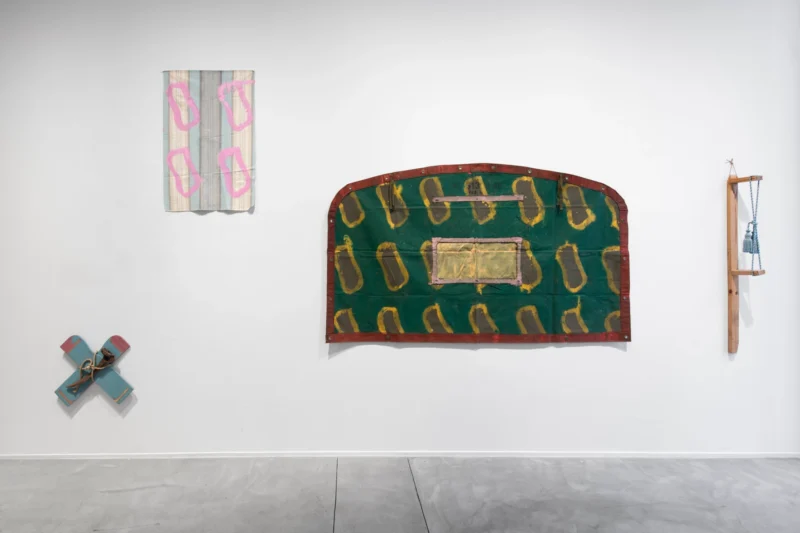 Installation shot from Claude Viallat, @ Templon