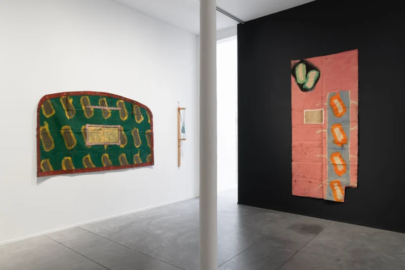 Installation shot from Claude Viallat, @ Templon