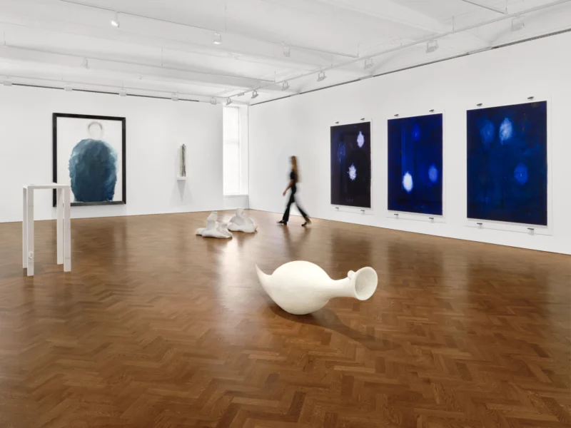 Installation shot from Not Vital: Listening + Looking, @ Thaddaeus Ropac