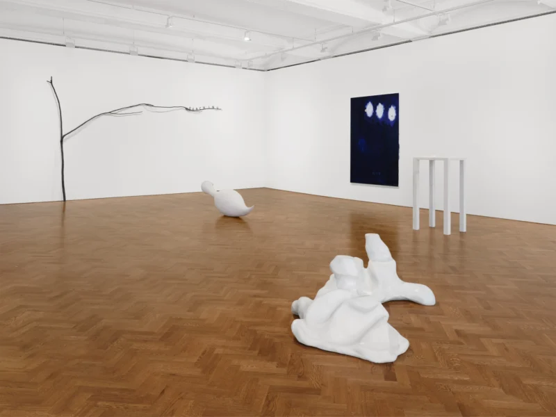 Installation shot from Not Vital: Listening + Looking, @ Thaddaeus Ropac