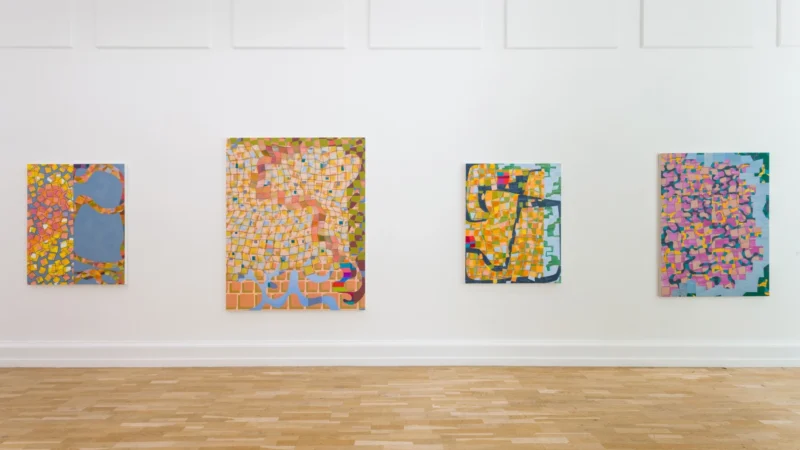 Installation shot from Lisa Corinne Davis: Tangible Tale, @ The Mayor Gallery