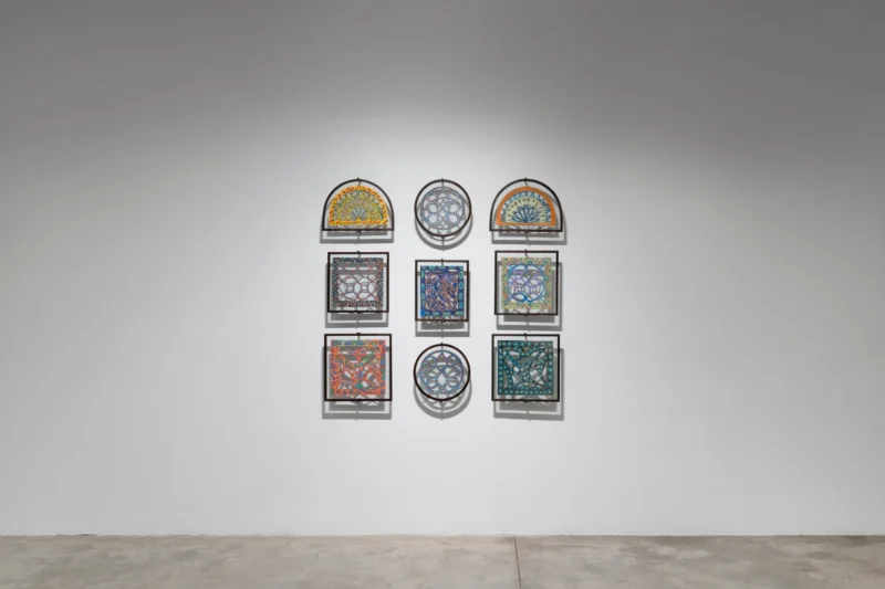 Installation shot from Pacita Abad: Door to Life, @ Tina Kim Gallery