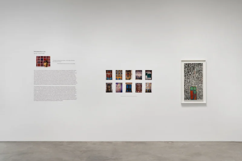 Installation shot from Pacita Abad: Door to Life, @ Tina Kim Gallery