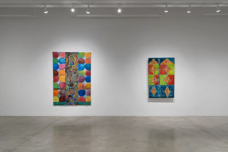 Installation shot from Pacita Abad: Door to Life, @ Tina Kim Gallery