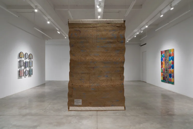 Installation shot from Pacita Abad: Door to Life, @ Tina Kim Gallery