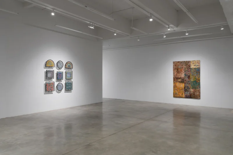Installation shot from Pacita Abad: Door to Life, @ Tina Kim Gallery